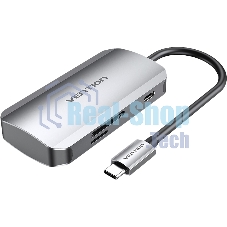 Мультифункциональный хаб Vention USB-C > USB 3.0x3/SD/TF/PD