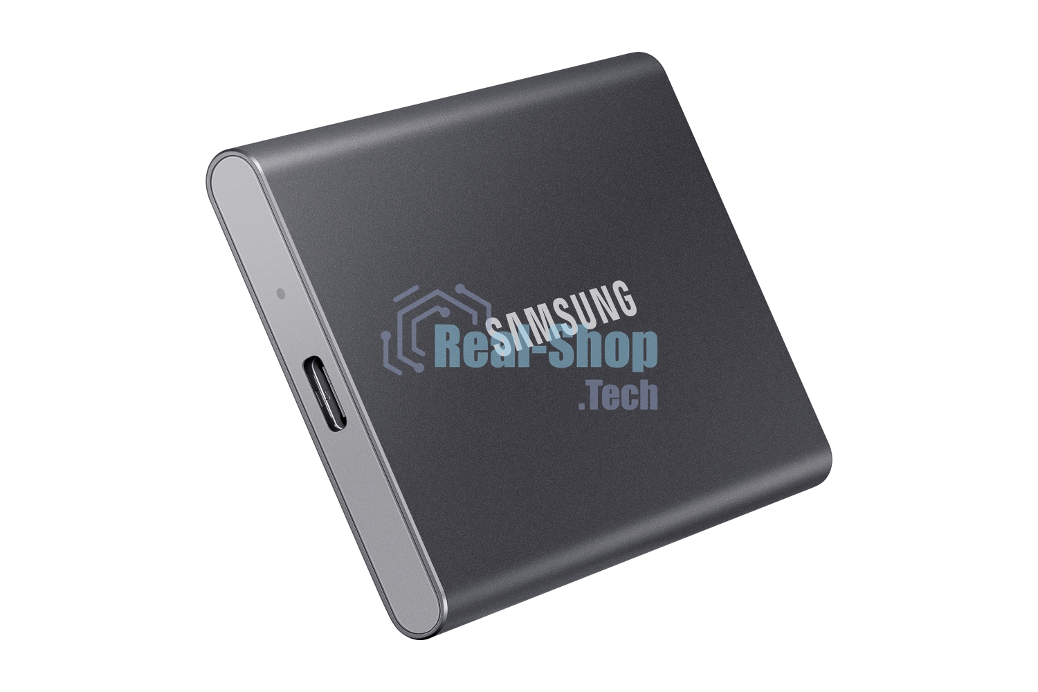 Внешний SSD Samsung T7, 2TB, USB 3.2 Gen 2 Type-C, R/W 1050/1000, титан
