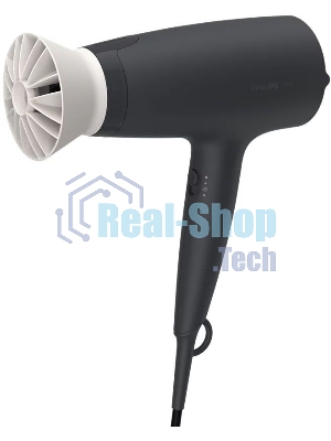 Фен Philips BHD302/30 черный, 1600 Вт, ионизация
