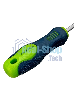 Отвертка Сибртех, PH2 х 100 мм, CrV, двухкомпонентная рукоятка