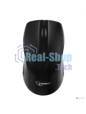 Мышь беспроводная Gembird MUSW-320 черный, 1000 dpi, радиоканал, USB, кнопки - 3