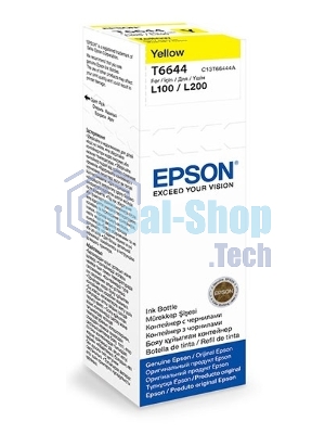 Чернила для Epson C13T66444A Epson L100 (yellow) 70 мл