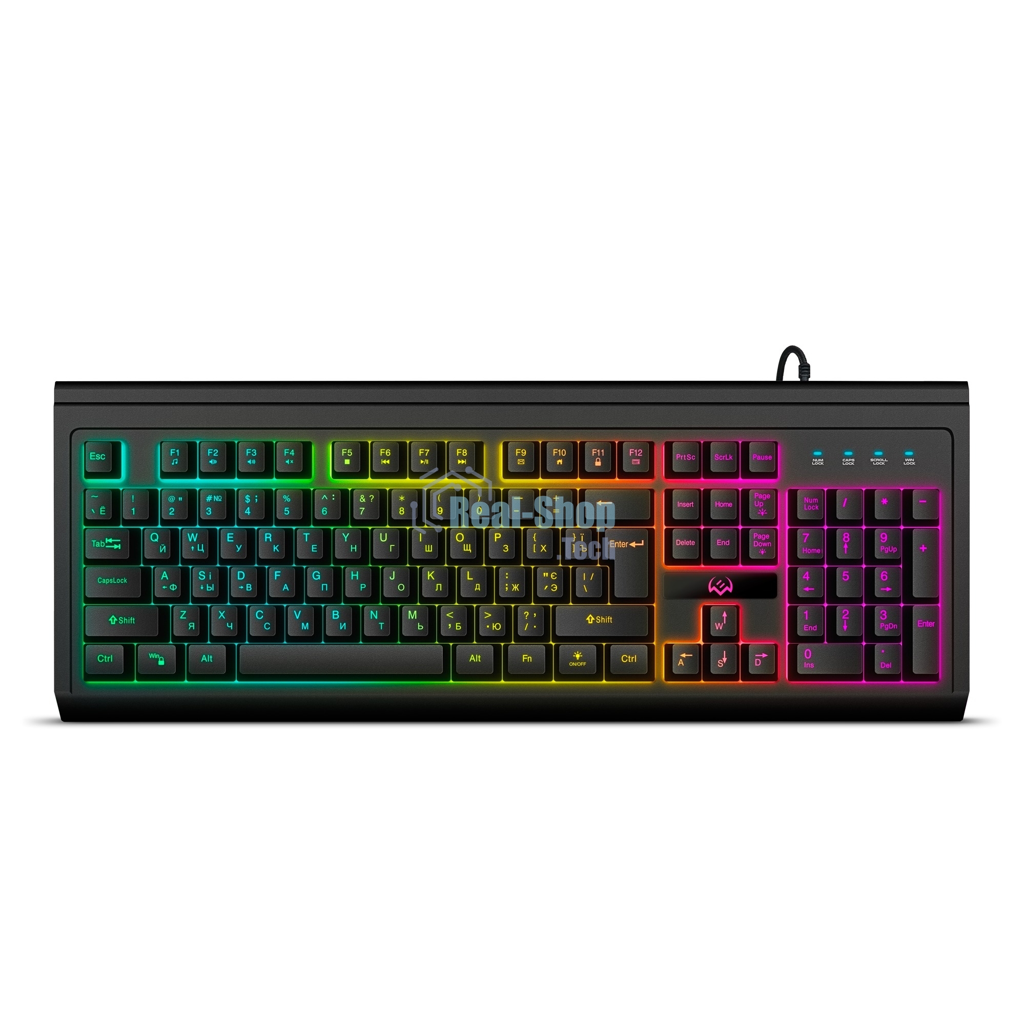 Клавиатура SVEN KB-G8400 проводная, USB Type-A, чёрный