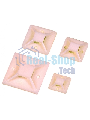 База монтажная самоклеющаяся Lanmaster TWT-CV-ATM20 (уп. 100 шт) белый