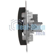 Механизм розетки TV Glossa 1DB оконечной антрацит SchE GSL000791