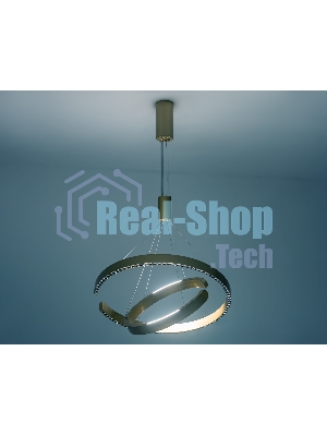 Подвесной светодиодный светильник Ambrella light FL5885/2 GD золото 45W 3000K/4200K/6400K D600/400*1200 (без ПДУ)