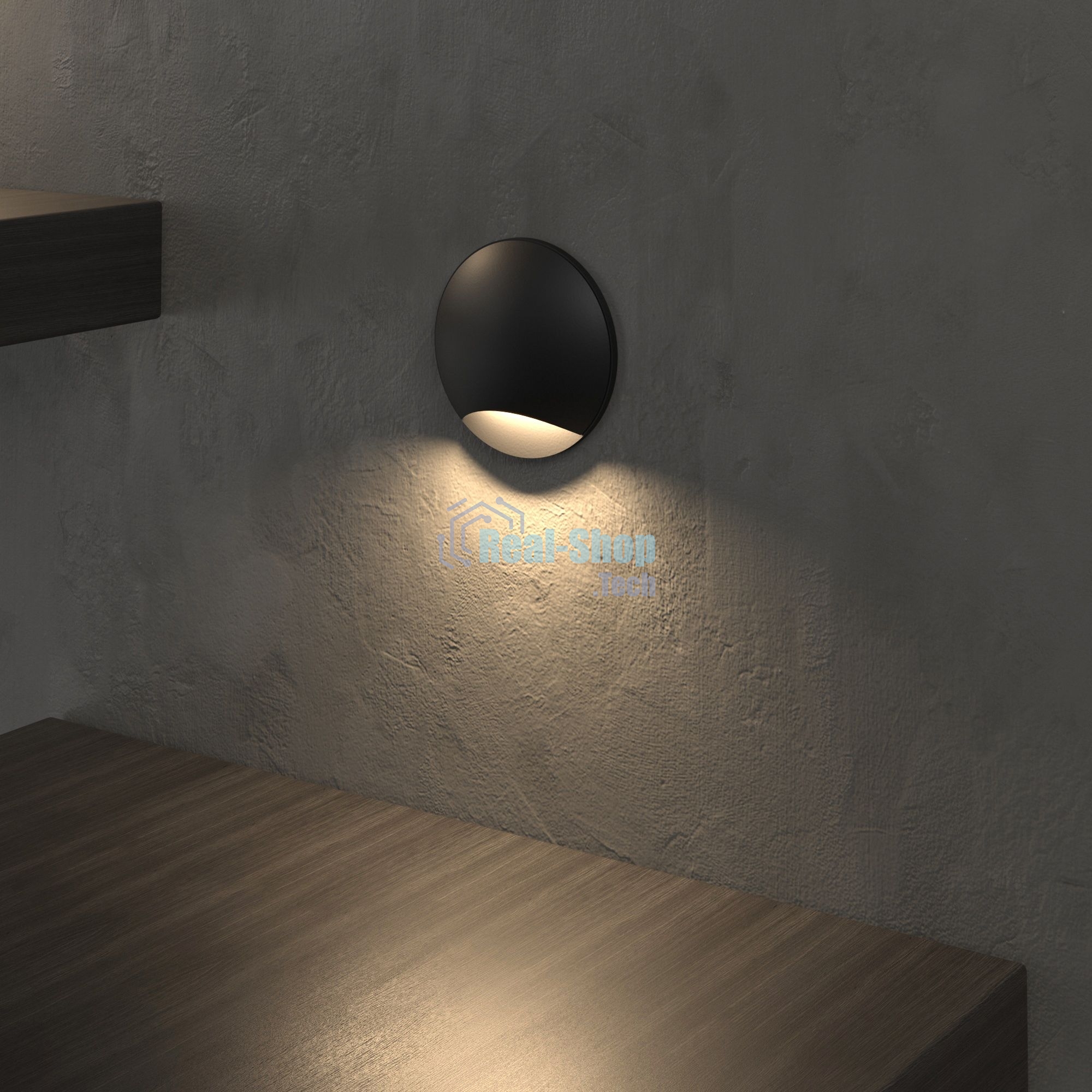 Светильник светодиодный MRL LED 1104 / Чёрный / Подсветка для лестниц