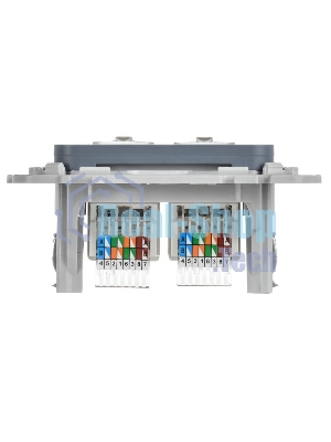 FLITE Розетка 2-ая компьютерная RJ45 кат.5Е UTP РК5е-2-0-ФлМ маренго | FI-K22-1-K35 | IEK