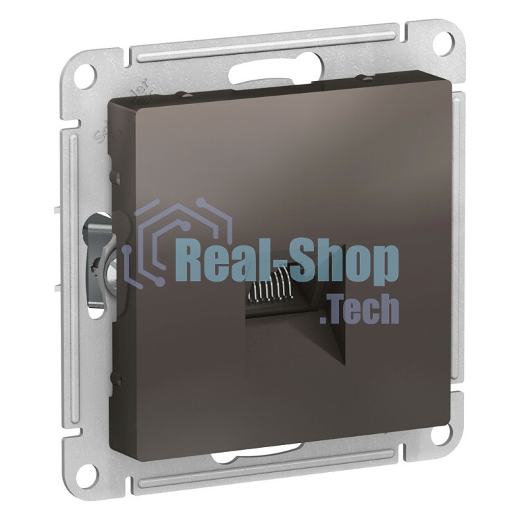 Механизм розетки компьютерной AtlasDesign RJ45 мокко SchE ATN000683