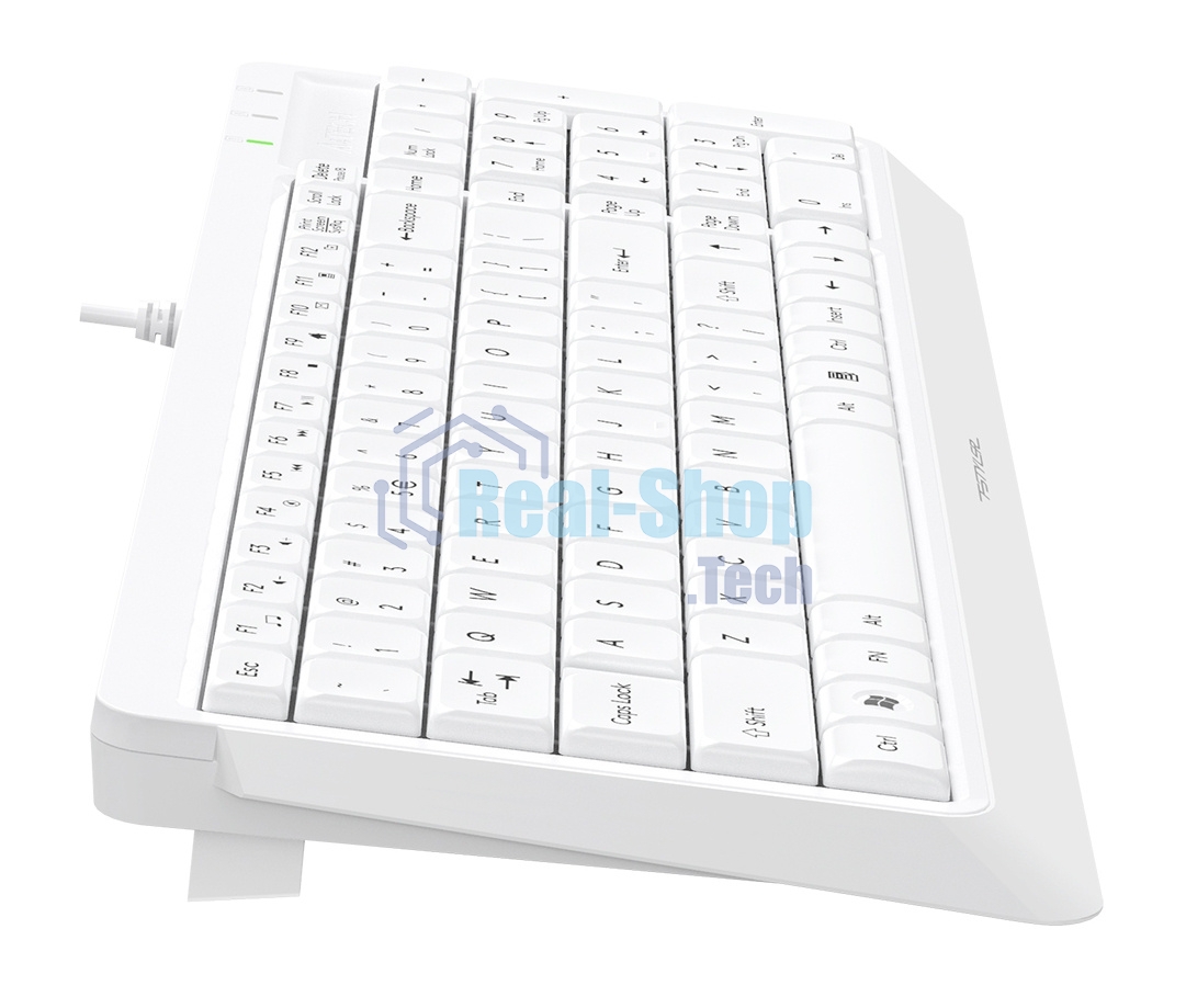 Клавиатура проводная A4Tech Fstyler FK15, USB, белый