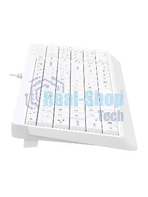 Клавиатура проводная A4Tech Fstyler FK15, USB, белый