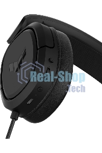 Игровые наушники ASUS TUF Gaming H1 WL черные (2.4 ГГц, 7.1 виртуально, 40мм, неодимовые магниты, 32 Ом, 20~20000 Гц, микрофон, USB-C, PC, Mac, PS4, Nintendo Switch, Xbox One, 90YH0391-B3UA00)