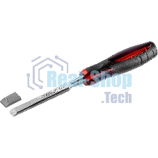 Стамеска MIRAX 1810-12 с двухкомпонентной прозрачной рукояткой, 12мм