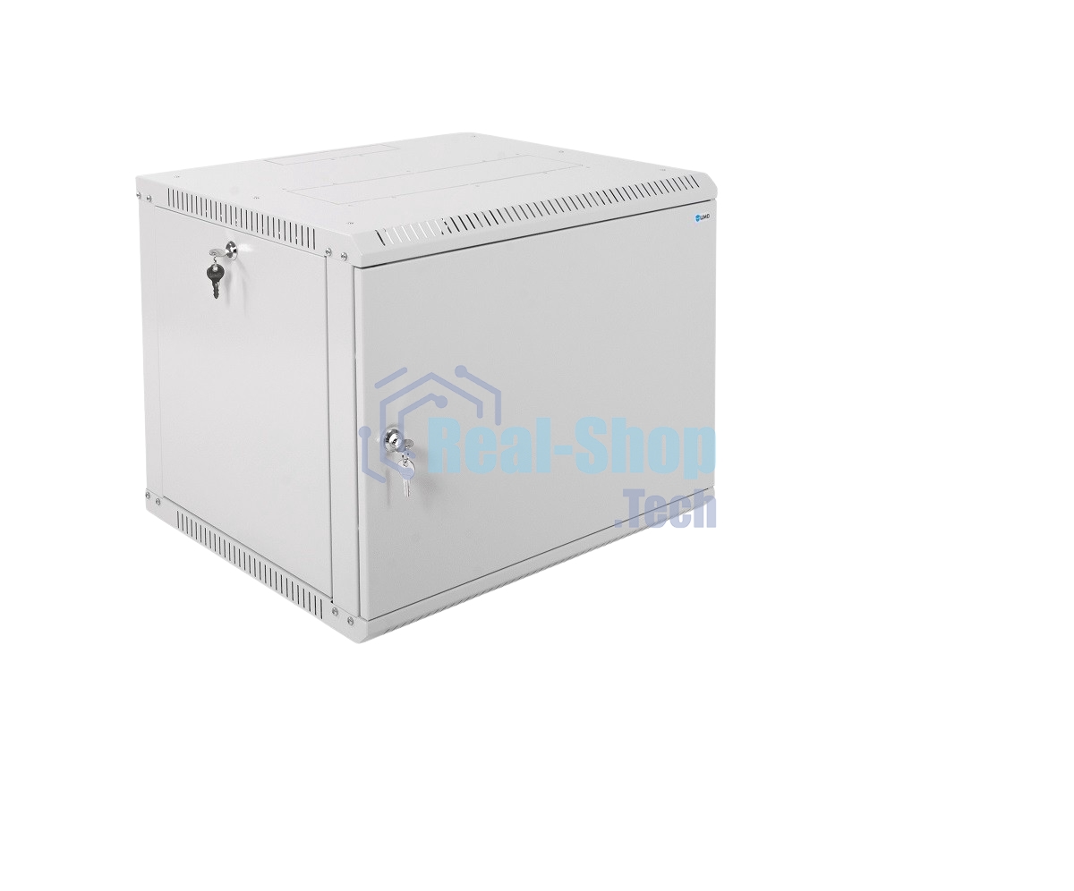 Шкаф телекоммуникационный настенный разборный 9U (600х650) дверь металл, ШРН-Э-9.650.1