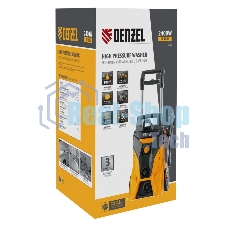 Моечная машина высокого давления Denzel R-180i 2400 Вт, 180 бар, 7,5 л/мин, асинх. двиг.