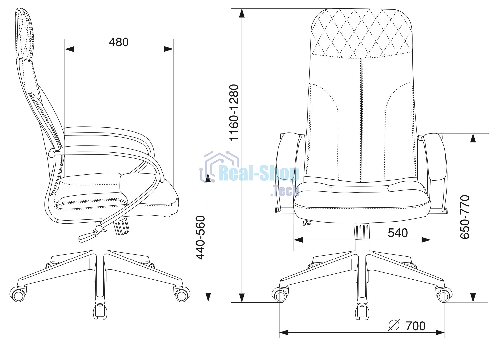 Кресло руководителя Бюрократ CH-608Fabric Light-21 песочный, крестовина пластик