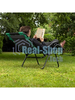 Кресло-шезлонг складное, многопозиционное 160х63,5х109 cм, Camping Palisad