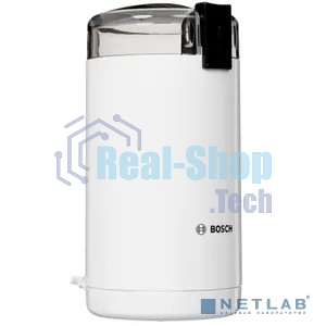 Кофемолка Bosch TSM6A011W 180Вт сист.помол.:ротац.нож вместим.:75гр белый