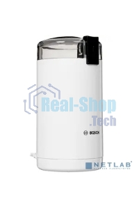 Кофемолка Bosch TSM6A011W 180Вт сист.помол.:ротац.нож вместим.:75гр белый