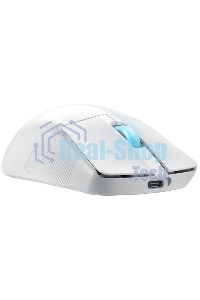 Мышь беспроводная/проводная ASUS ROG Harpe Ace Aim Lab Edition белый, 36000 dpi, радиоканал, Bluetooth, USB, кнопки - 5