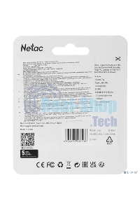 Флешка USB Netac US11 черный 64Gb USB Type-A + USB Type-C, metal/plastic case