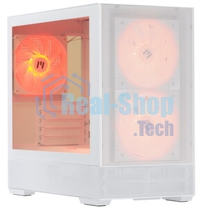 Компьютерный корпус ZALMAN P30 AIR, MATX, белый, WINDOW, 2xCombo (3.5'' or 2.5''), 3x2.5