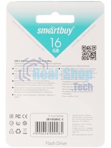 Флешка USB SmartBuy V-Cut Silver (SB16GbVC-S), 16Gb, USB 2.0, R/W 25/15, серебристый