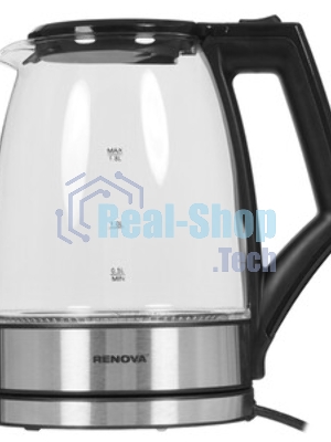 Чайник электрический Renova KT18G-01B Термостойко стекло