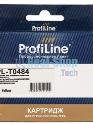 Картридж струйный ProfiLine PL-T0484 для принтеров Epson StylusPhoto R200/R220/R300/R300M/R320/R325/R340/RX500/RX600/RX620 Yellow водн