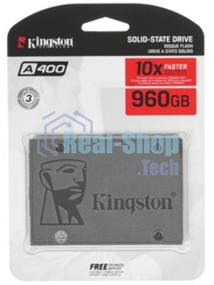 Накопитель SSD Kingston A400, 960Gb, SATA III, 2.5