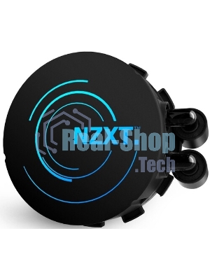 Система жидкостного охлаждения для ПК/Water Cooling System NZXT Kraken Elite 280 RGb (250W, 280мм, LED temp., Black/Fans: 2x140мм, 98.61CFM, 34.5dBA, 2000RPM/Pump height 65мм, 2800RPM, Rad thickness 27мм/S: 1851, 1700, 1200, 115X, AM5, AM4)