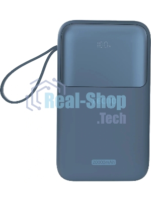 Мобильный аккумулятор Tecno Pocket S201 20000mAh 2.4A синий