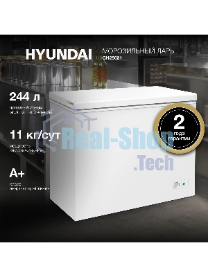 Морозильный ларь Hyundai CH25031 белый