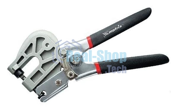 Клещи Matrix просекатель для металлического профиля (подгипсокартон) работа одной рукой