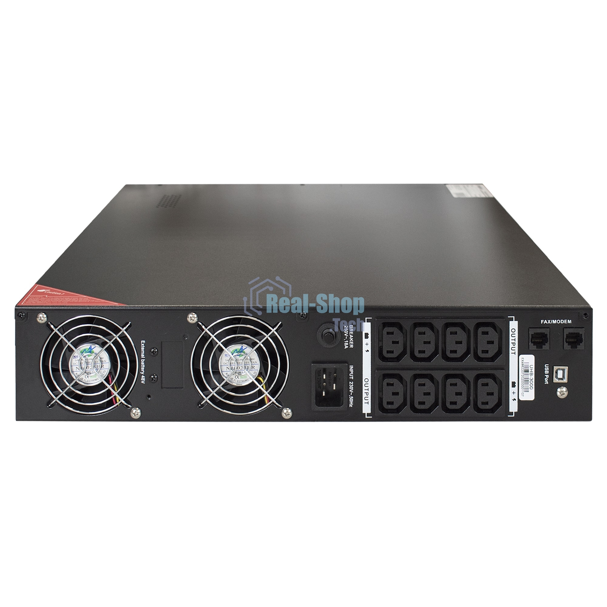 Источник бесперебойного питания Pure Sine Wave ExeGate SinePower UHB-3000.LCD.AVR.C13.RJ.USB.2U 3000VA/2400W,8*C13,RM/Tower