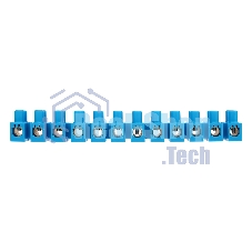 Клеммная винтовая колодка Rexant KВ-25 10-25, ток 60 A, полиэтилен синий (10 шт./уп.)