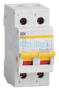 Выключатель нагрузки ВН-32 20А/2П ИЭК MNV10-2-020