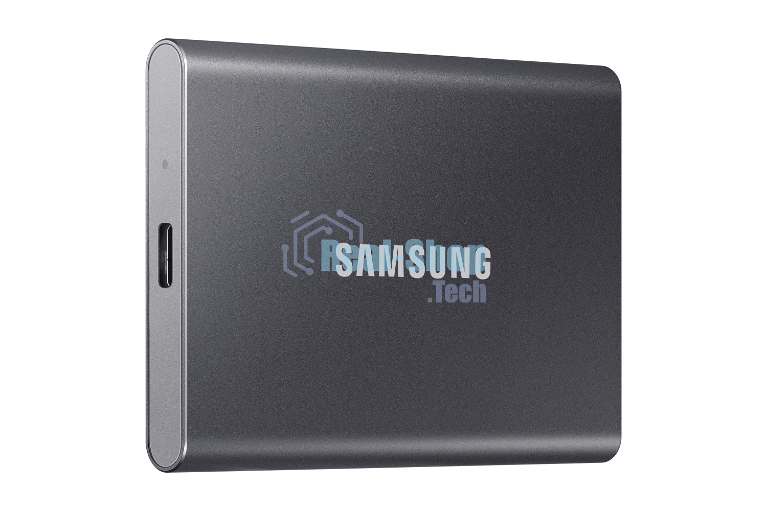 Внешний SSD Samsung T7, 2TB, USB 3.2 Gen 2 Type-C, R/W 1050/1000, титан