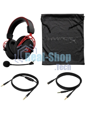 Гарнитура игровая/ HyperX Cloud Alpha (HX-HSCA-RD/AS) красный