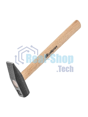 Молоток Сибртех слесарный, 500 г, квадратный боек, деревянная рукоятка