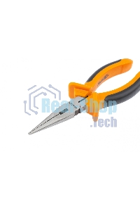 Длинногубцы Sparta Comfort, 180 мм, прямые шлифованные, двухкомпонентные рукоятки