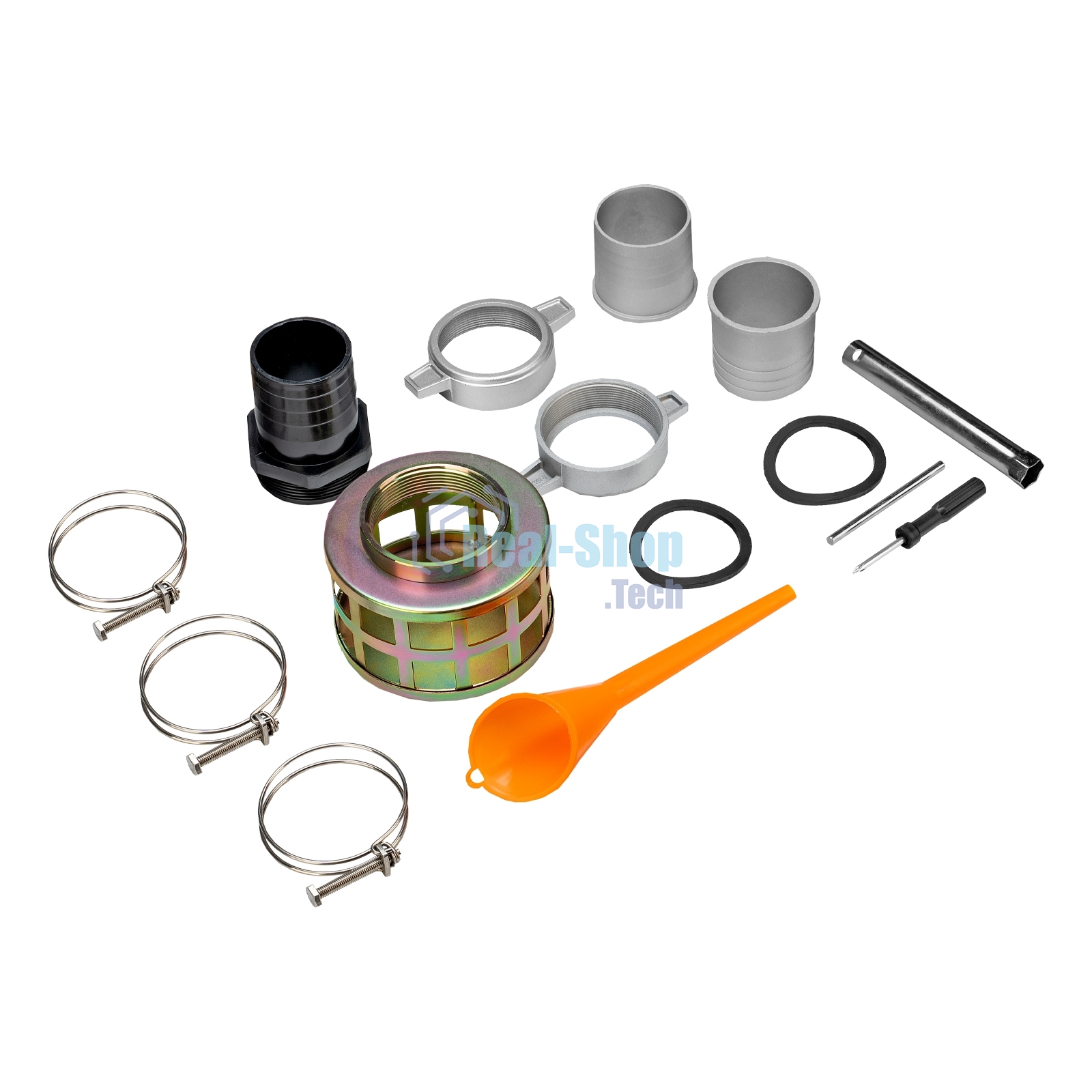 Мотопомпа бензиновая Denzel PX-80D для грязной воды, 15 л.с., 3