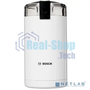 Кофемолка Bosch TSM6A011W 180Вт сист.помол.:ротац.нож вместим.:75гр белый