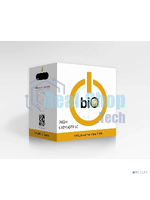 Кабель витая пара Bion BCL-F5480-181 F/UTP, кат.5e, 4x2x0,48 мм AWG 24, медь, одножильный, PVC, для внутренней прокладки, 305м, серый
