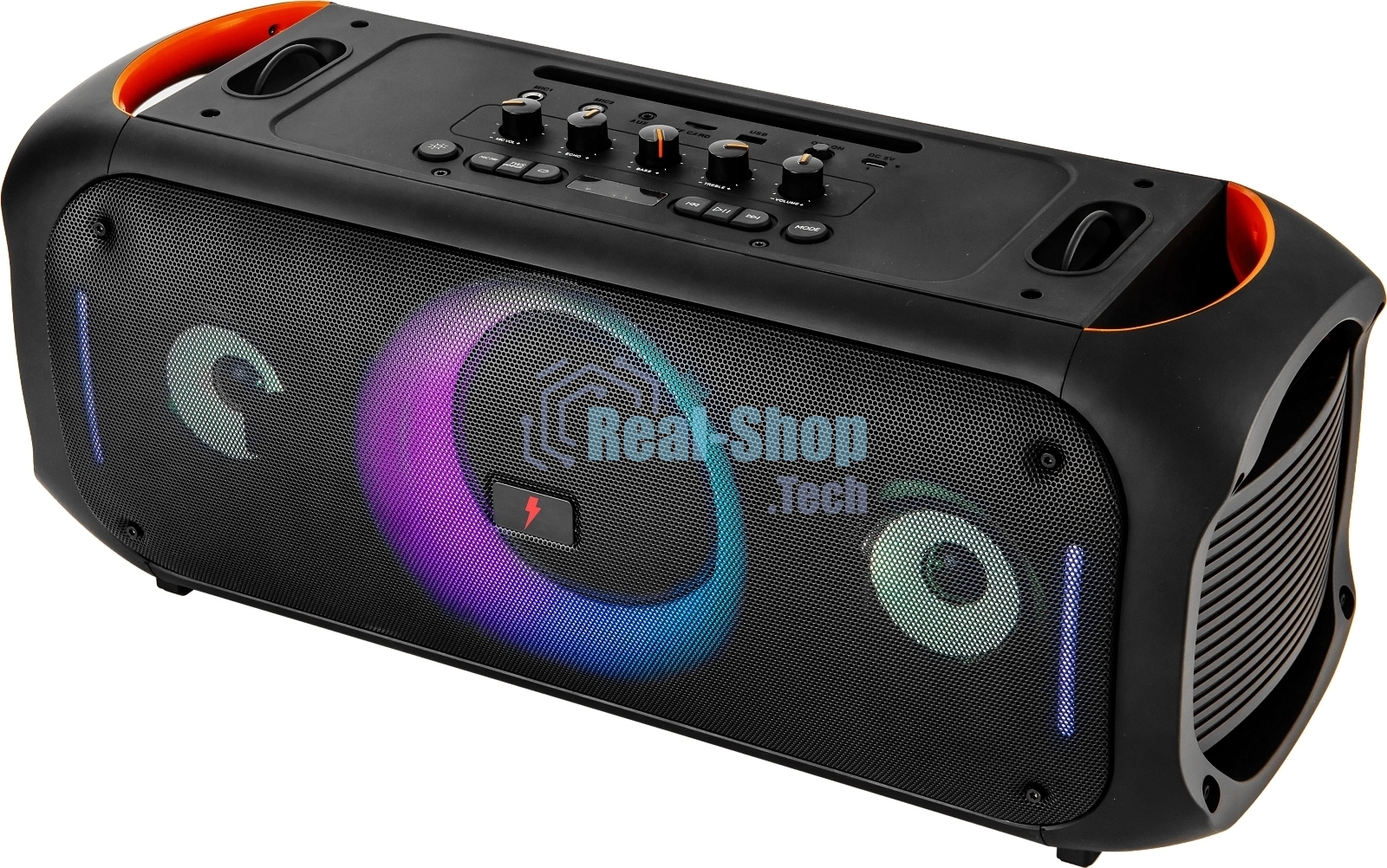 Колонка портативная Ural Молния 7500 черный 750W 2.1 BT/3.5Jack 6000mAh (УРАЛ МОЛНИЯ 7500)