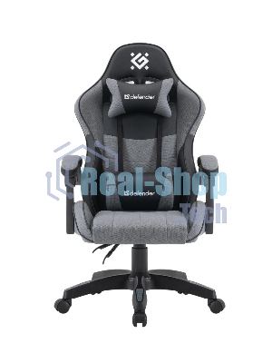 Кресло игровое Defender STRIDER черный/серый, PU