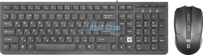 Комплект беспроводной клавиатура/мышь Defender COLUMBIA C-775 RU черный