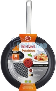 Сковорода Tefal Intuition B8170644, 28см, без крышки, стальной