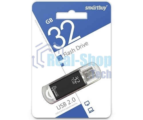 Флешка USB Smartbuy V-Cut silver (SB32GBVC-S), 16Gb, USB 2.0, R/W 25/15, серебристый