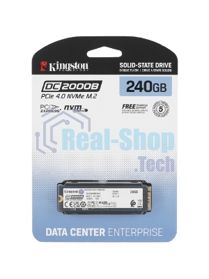 Накопитель SSD Kingston DC2000B, 240Gb, PCIe 4.0 x4, M.2 2280, R/W 4500/400